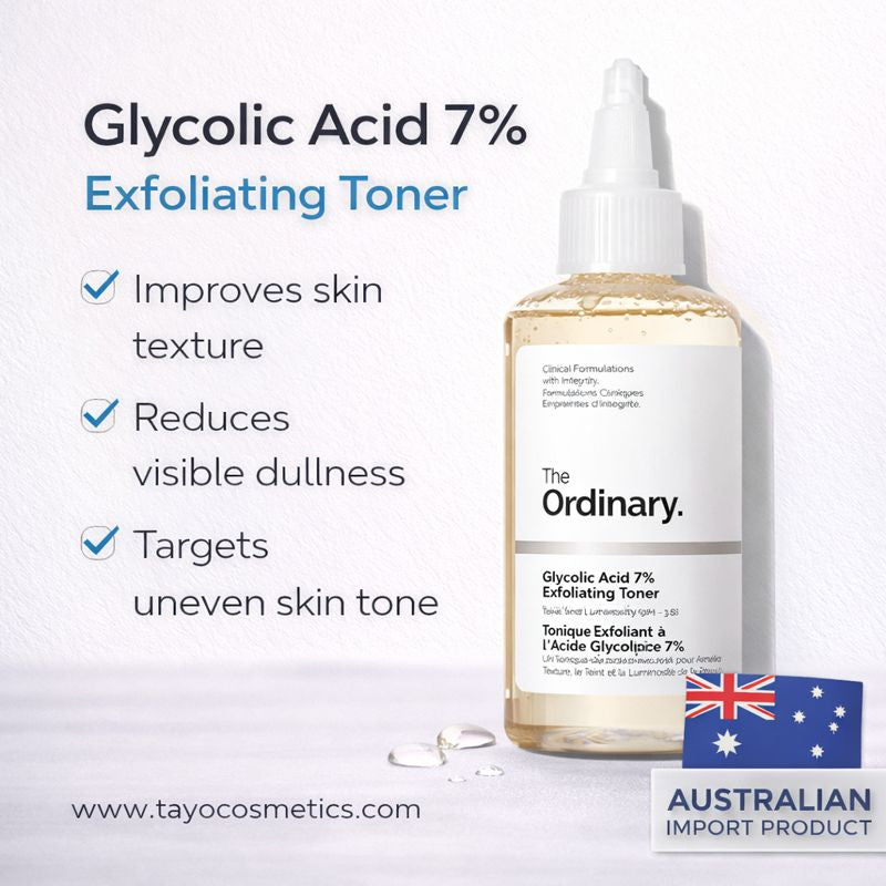 The Ordinary Glycolic Acid 7% Exfoliating Toner 100ml